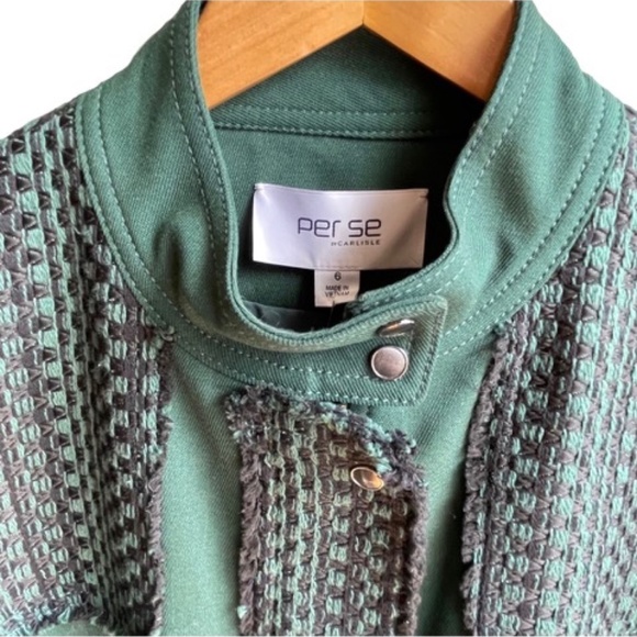 PER SE - Tweed Blazer Jacket - NEW WITH TAGS - Picture 4 of 14